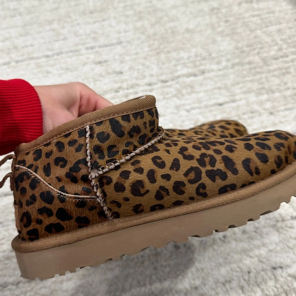 Ugg Classic Ultra Mini Boot Leopard - Picture 4 of 8